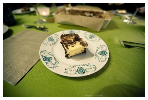 brownies met frambozen-cheesecake