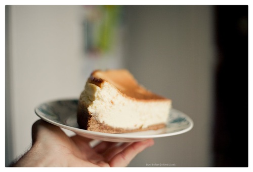 Cheesecake, (bijna) licht en luchtig
